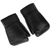 1 Paar Unisex-Trainingsboxhandschuhe für Erwachsene, Free Fight Sanda Muay Thai Boxhandschuhe, 10 oz, Schwarz