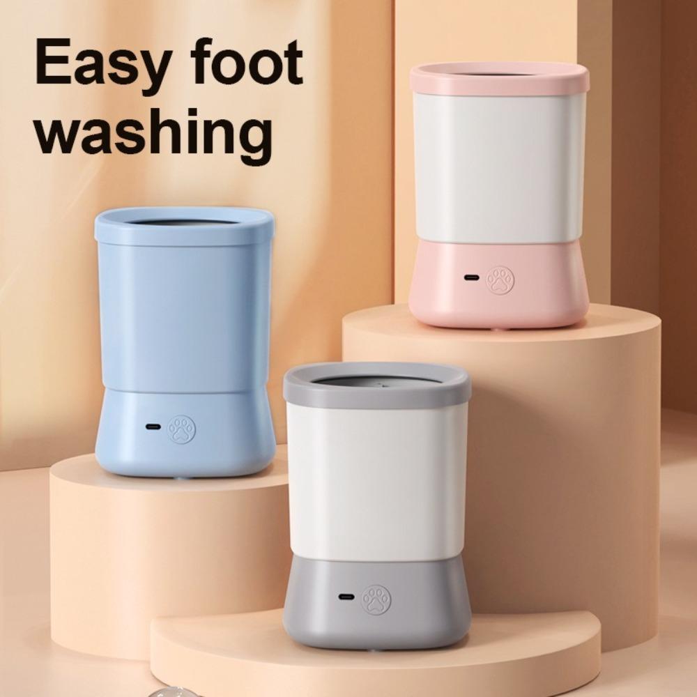 360° Rotatable Electric Paw Washers Automatic Paw Cleaners Pet Foot Washing Machine  Pet Supplies