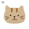 New Cute Cat Cup Coasters, Reusable Silicone Drink Coasters Non Slip, Washable Heat Resistant Glass Cup Rubber Pad Mat Novelty
