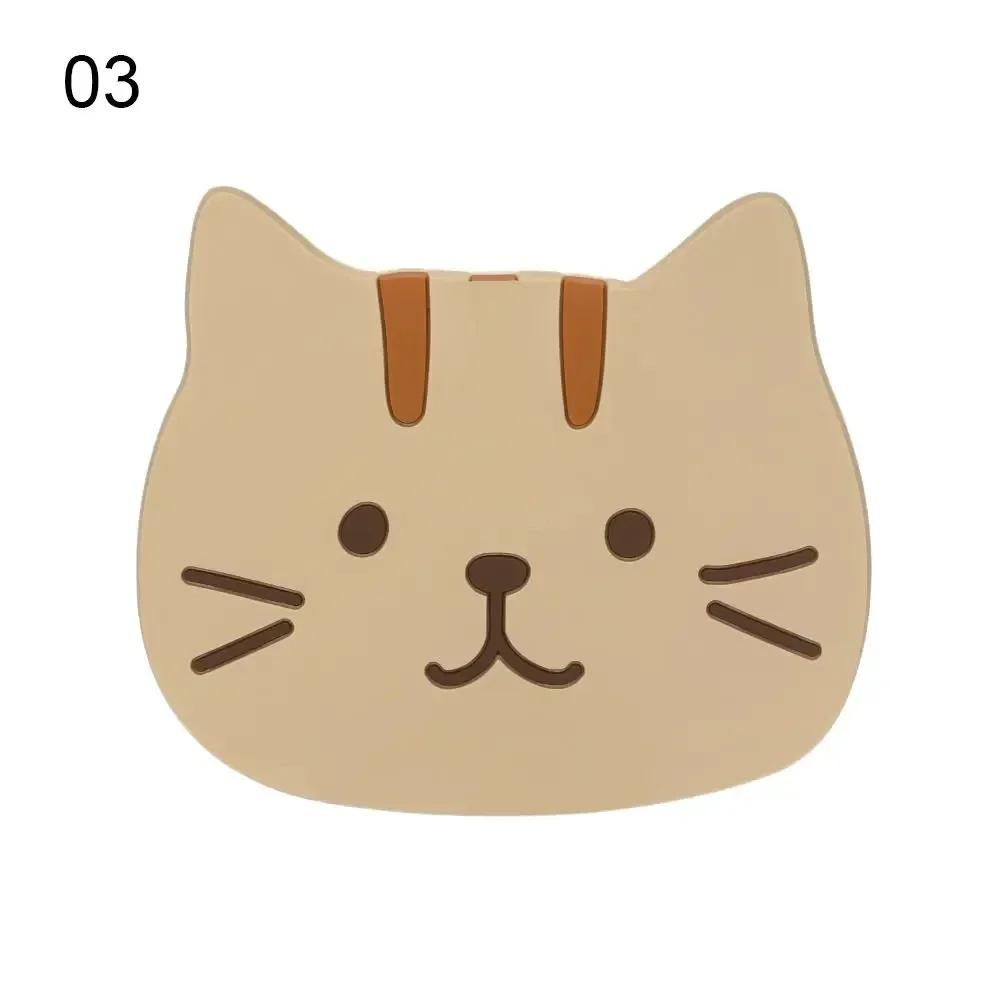 New Cute Cat Cup Coasters, Reusable Silicone Drink Coasters Non Slip, Washable Heat Resistant Glass Cup Rubber Pad Mat Novelty