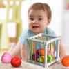 1 sada Rainbow Fruit Sada kognitivních hraček Vylepšete barvy Rozpoznávání tvarů Smyslové vnímání Ideální pro batolata v předškolním věku