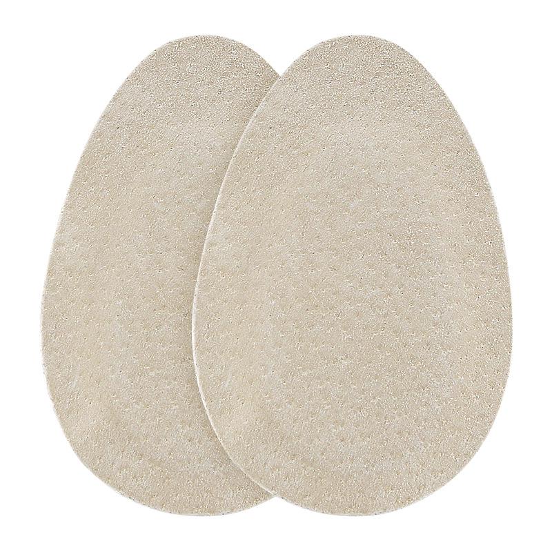 Leather Latex Self-Adhesive Heel Pad for Sandals and High Heels - Soft, Anti-Abrasion, Shock-Absorbing, Breathable, Sweat-Absorbing.