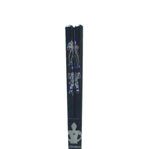 Aoba Chopsticks, Dishwasher Safe, Silver Foil, Ultraman Seven and King Joe, Black, 23cm, 523123
