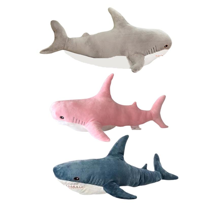 Realistic 3d Shark Stuffed Animal Toy Pillow For Decoration And Kids Gift
