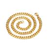 7mm Punk Male Gold Silver Color Stainless Steel Thick Cuban Link Chain Necklace for Men Women Vintage Fashion Jewelry Gifts