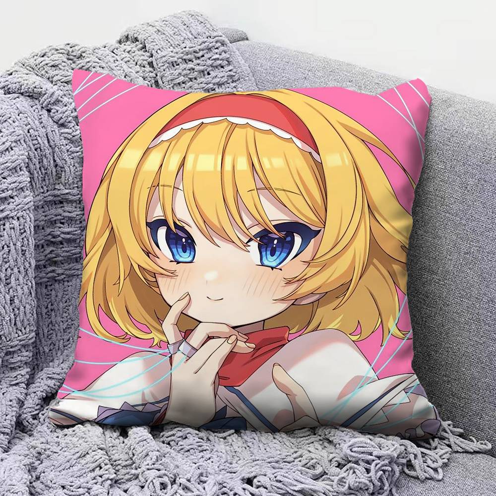 Alice Margatroid TOUHOU Pillow Covers Home Sofa Cushion Covers and Aecorative Custom