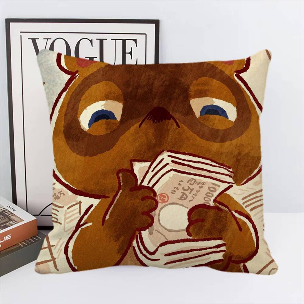 Game A-Animal C-Crossings Pillow Case Square Pillow Bedroom Sofa Leisure Comfort Cushion Home Decoration