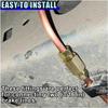 12PCS 3/8 Inch-24 Threads Brake Line Fittings Assortment - Brass Brake Line Inverted Flare Fittings Kit Include 4 Unions and 8 Nuts for 3/16 Inch