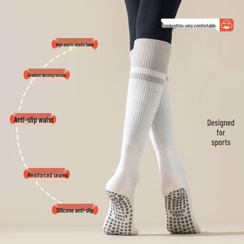 Non-Slip Athletic Calf Socks
