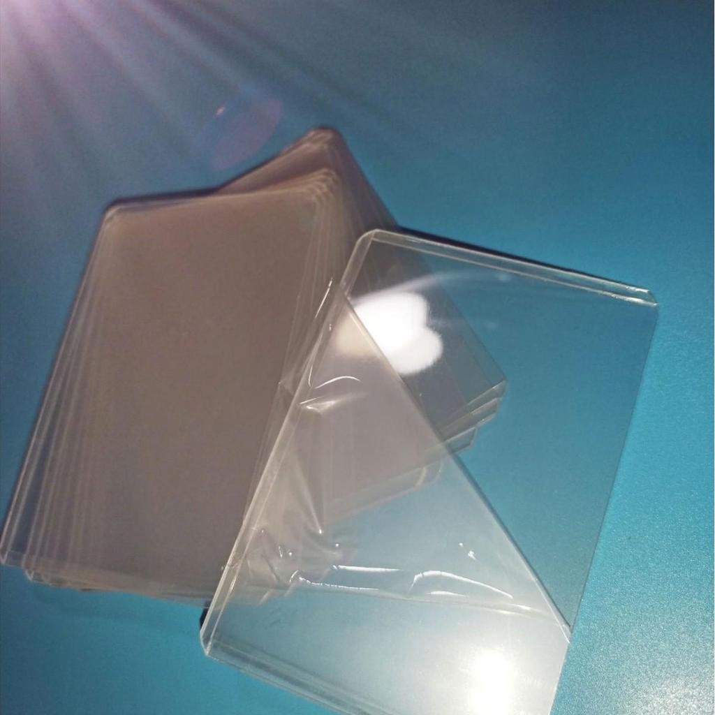 B8 Double-Sided Transparent 3-Inch Photo Card Sleeve for Small Card Protection