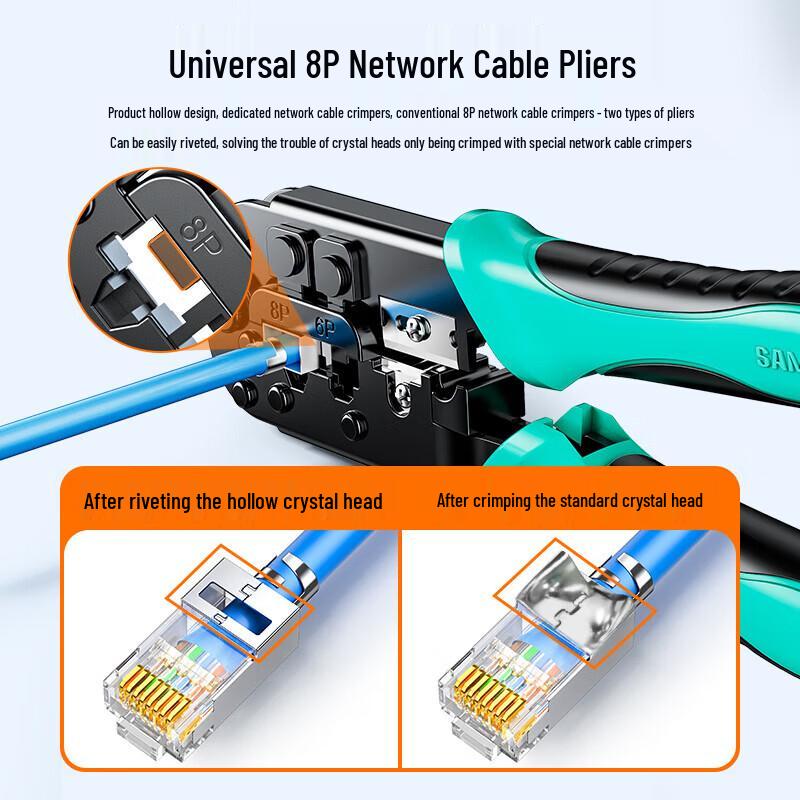 SAMZHE Cat 7 RJ45 Shielded Ethernet Connector