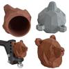 Bear Head Trailer Hitch Cover Tube Plug Insert Cartoon Car Accessories For Truck SUV RV ATV Boat Towing R8K8