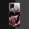 Funda de moda con diseño de anime Kaneki Ken de Tokyo Ghoul para Samsung Galaxy A12, A02S, A22, A32, A52, A72, A71, A51, A41, A31, A21, A11, A50, A70, A10S, A20S