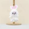 Rabbit Plush Cartoon Toys Keychain Stuffed Dolls Bag Decorations Gifts Kids