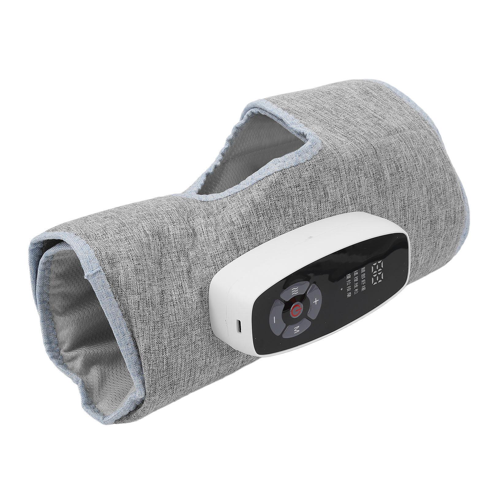 

Воздушный компрессионный массажер для икр с подогревом и разминанием, автоматический регулируемый 3-скоростной вибрационный массажер для икр