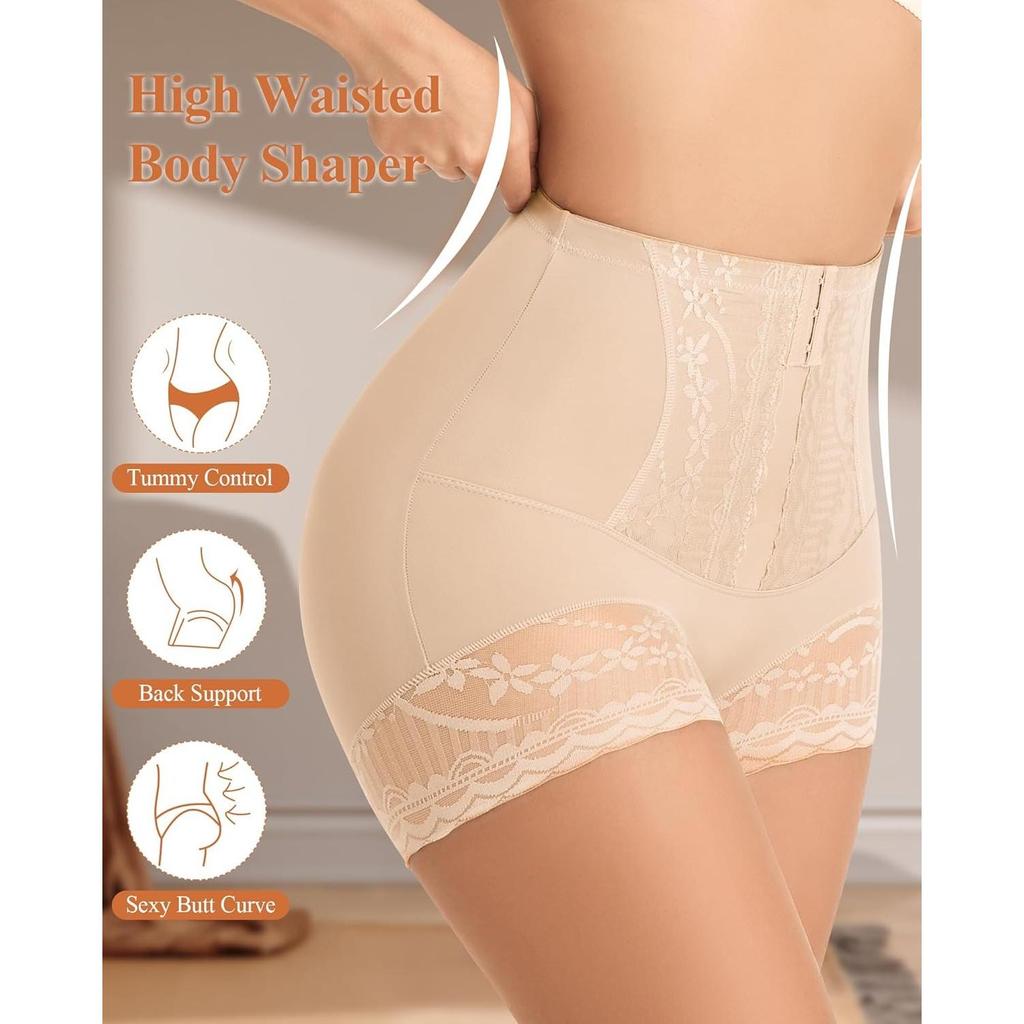 Formwäsche für Damen Bauchkontroll-Slips Hoher Bund Bodyformer Unterwäsche Formendes Mieder Höschen Spitzenunterhosen