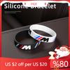 BXM1 New 2025 Car Logo Silicone Sports Bracelet Outdoor Sports Elastic Wristband Wholesale For BMW M X1 X3 X5 X6 X7 E30 E90 M3 E84 E8