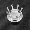 Motorcycle King Crown Style Gas Fuel Tank Cap Vented Right-hand Thread For Harley Sportster XL Touring Dyna Fat Bob FXDF Softail