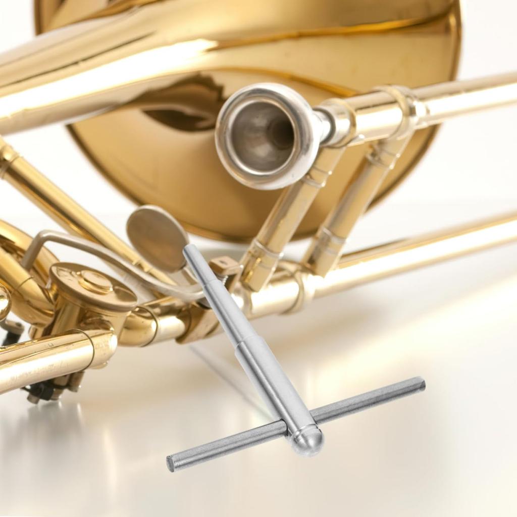 2PCS Trumpet Repair Handle Mouthpiece Truing Trumpet Maintenance Wrench for Repairing Metal Dent French Horn Tool, Trumpets, Materials, Removal,