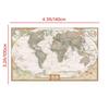 The Vintage World Map,Painting Retro Decorative Hanging Picture Wall Art Poster, School Supplies Home Decor,Travel Supplies