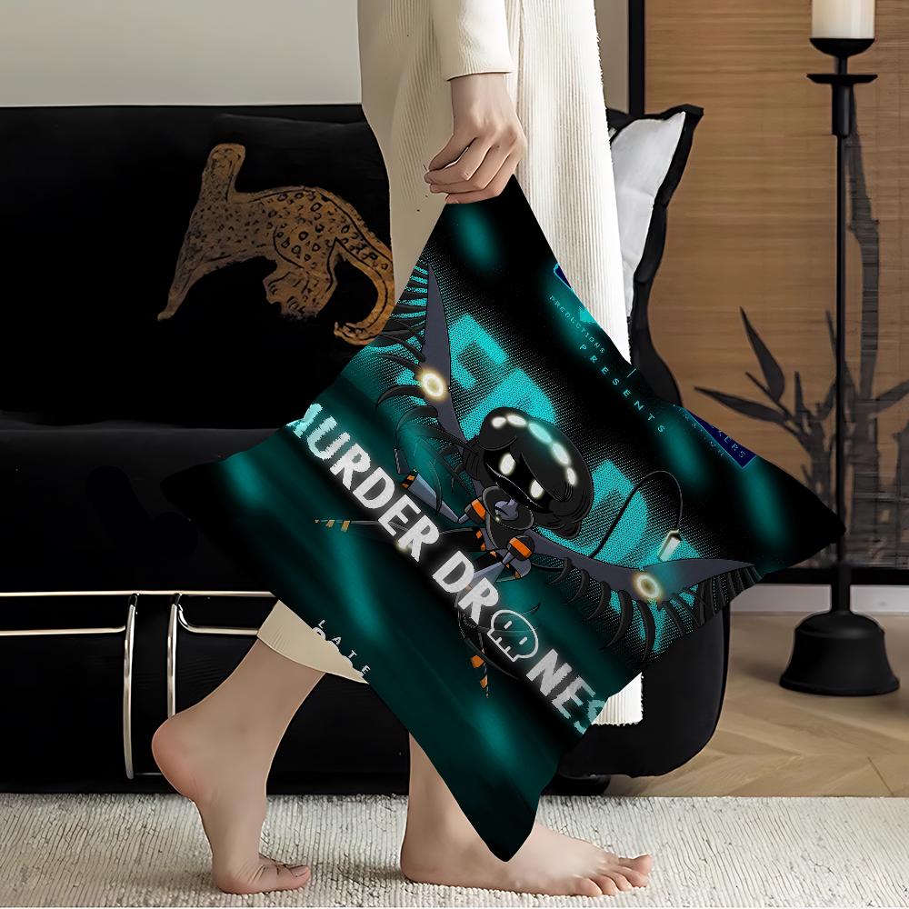 M-Murder Drones Cushion Cover Decorative Pillow Sofa Home Decor Case Pillow Cases