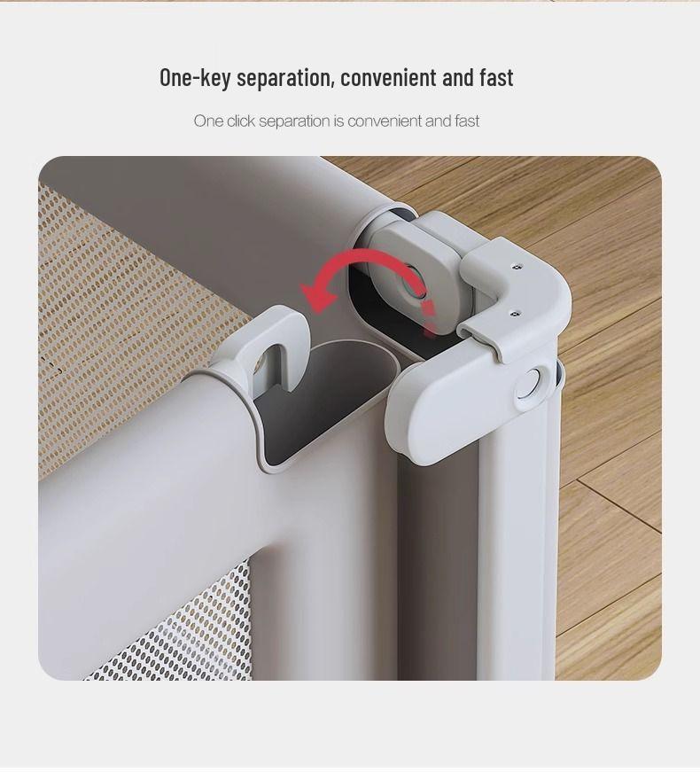 Children's Heightened Bed Rail Guard – Infant Safety Anti-Fall Barrier