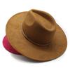 British Style Suede Felt Hat, Peach Heart Top Spring And Autumn Retro Men'S And Women'S Top Hats, Versatile British