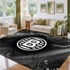 Borussia Mönchengladbach Design Crystal Velvet Rug Soft Decorative Mat for Bedroom Entrance