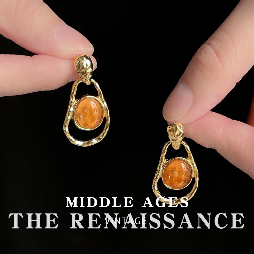 Геометрические Полые Неправильной Формы Серьги Винтажные Серьги Майяр Женские