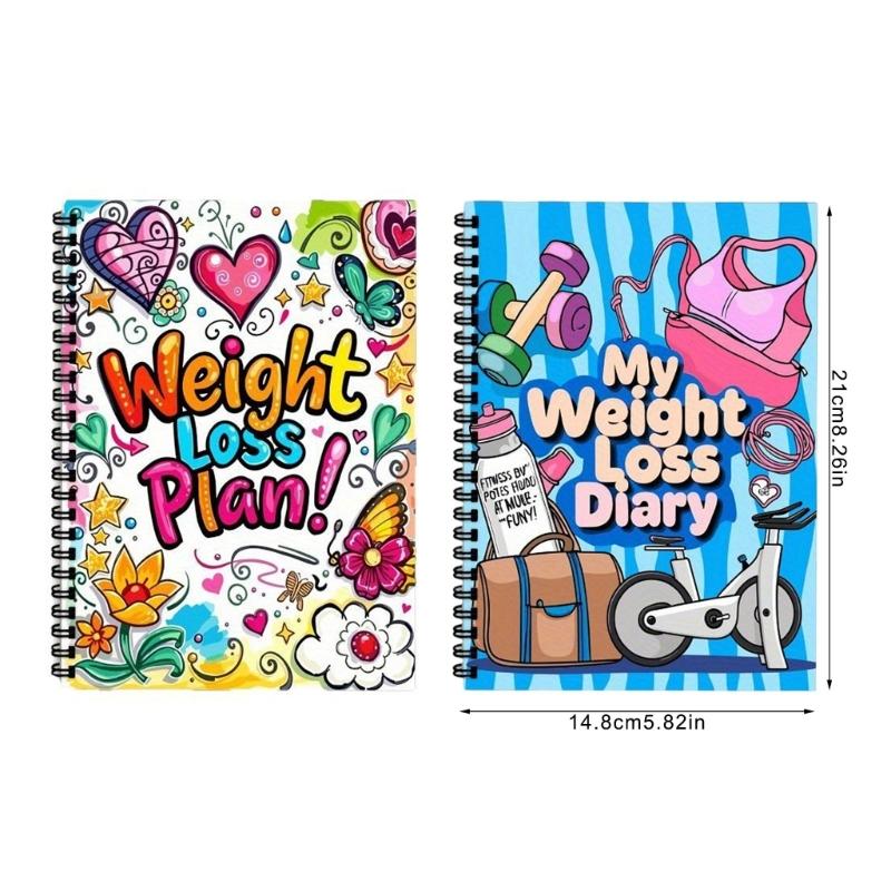 Fitness Planner For Weight Loss Or Plans Including Meal Workout And Achievement