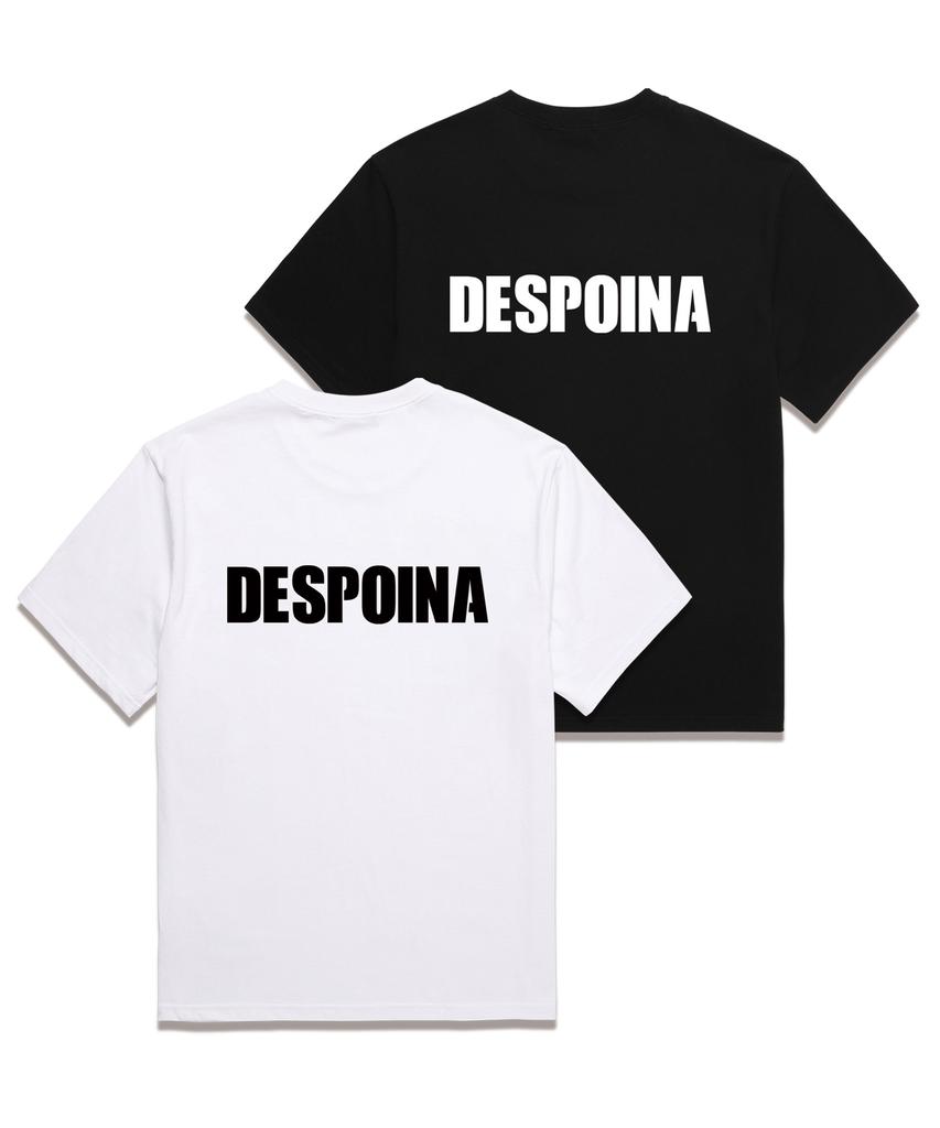 Ujeu Basic Font Short Sleeve T-Shirt (Ds022) Black