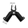 5 Pcs A-type Grip Clip Plant Support Rod Fixed Socket Adjustable Gardening Pillar Connector Clip Climbing Expandable Fence