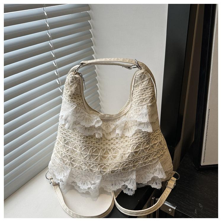 

Летний дизайн Фея Кружево Сетка 2025 Новая Повседневная Праздничная Портативная Сумка через Плечо Подмышечная