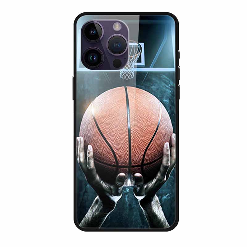 Tempered Glass Case For iphone 15 Pro Max Case Hard Glass Back Cover Soft TPU Bumper For iphone 16 Pro Max Phone Case 16Pro Max