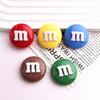Multi-color M Bean Resin DIY Phone Case, Hair Clip & Fridge Ornaments