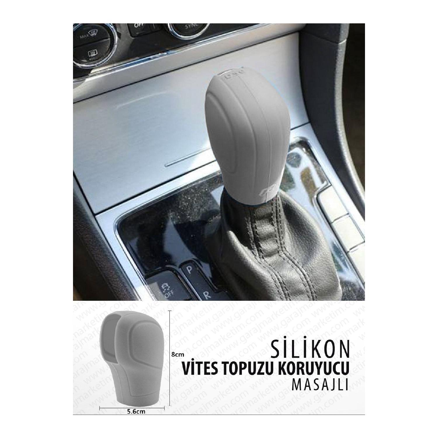 

Volkswagen Seat Skoda Golf Dsg Silicone Gear Shift Knob Cover Gray