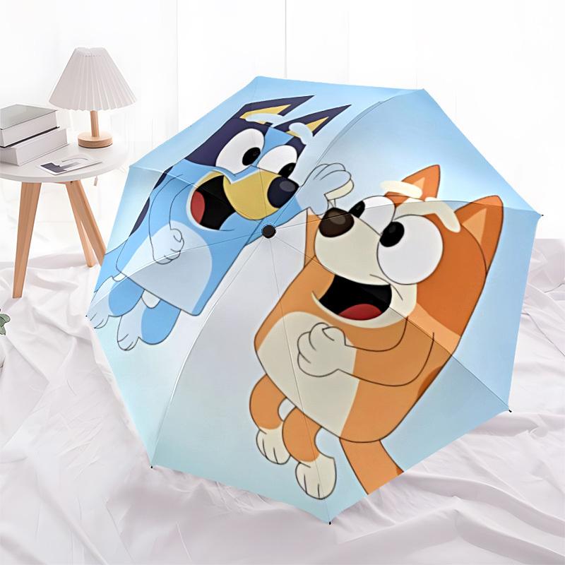 1pc Bluey High Five Umbrella Portable Home Essential Umbrella Folding Umbrella Durable Iron Frame yy251128057