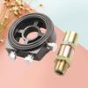 2Pcs Oil Pressure Gauge Accessories Aluminum Cooling Sandwich Plate Adapter Car Oil Cooler Kit Auto Mounting