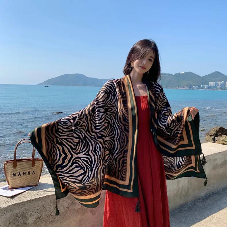 90x180cm Bikini Bathing Swimwear Cover Up Sarong Wrap Scarf Twill Cotton Pareo Beach Cover-Ups Women Large Beach Dress