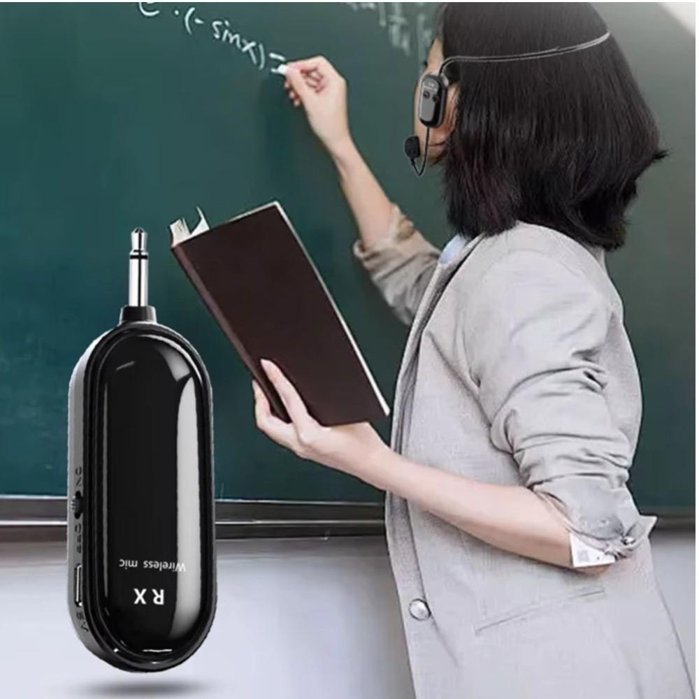 Long Range Headset Microphone 2 in 1 Microphone System Mic Wireless Microphone  Meeting