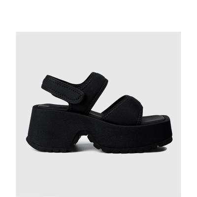 Thick-soled High-heeled Sandals for Women, New Summer Height-increasing Velcro Sports Beach Shoes
