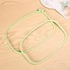 5 Pcs Embroidery Hoop Candy Color Embroidery Frame Square Crosses Stitching Hoop for Needleworks Sewing Craft