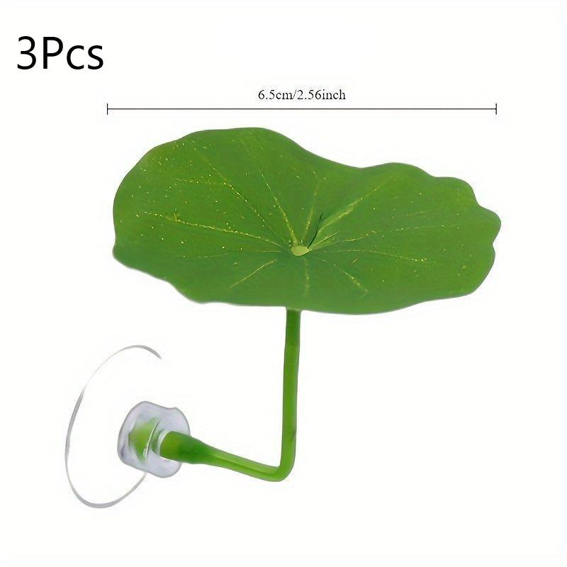 3/5/10 Pcs Plastic Betta Rest Leaf Simulated Lotus Leaf For Hiding Spawning Aquarium Plant