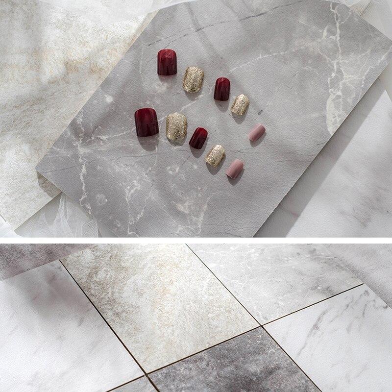 Nail Art Display Board with Gold Stands Holder Marble Pattern Background Photography Props Showcase Tools
