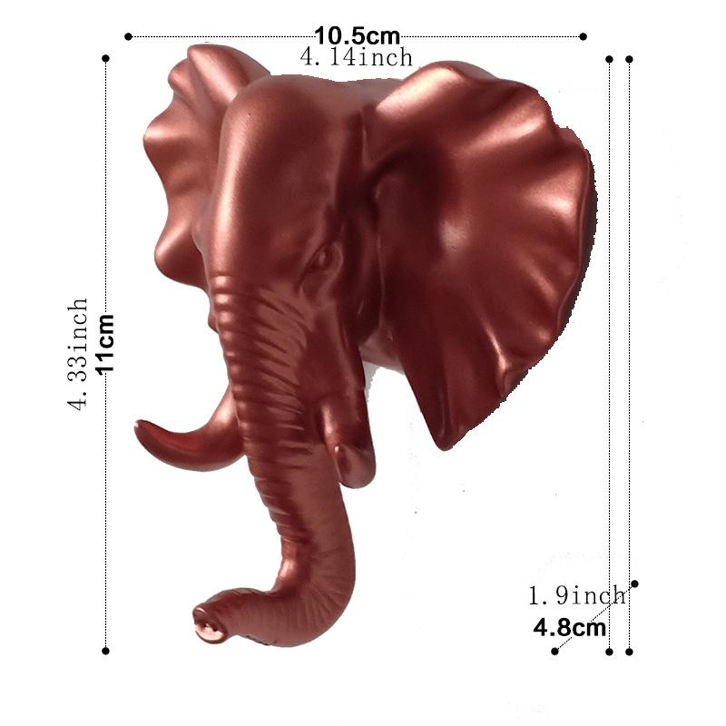 Wandhaken, Tierkopf-Rack, Mantelkappen, Wandaufhänger, Pferd, Giraffe, Elch, Elefant, Haken, dekoratives Dekor, Badezimmer-Accessoires