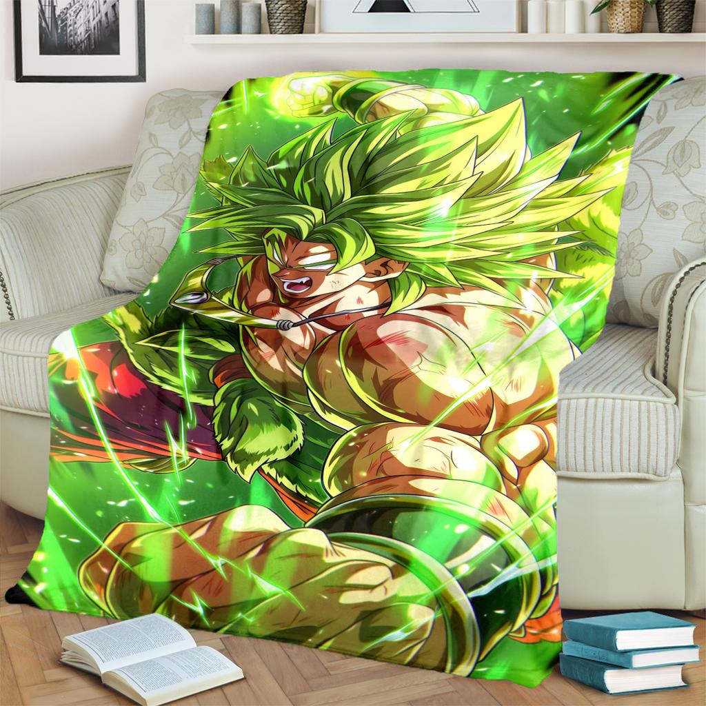 Soft Warm Print Blanket Dragon Ball! Flannel for Bedrooms, Sofas, Beds, Chairs, Picnics, Travel