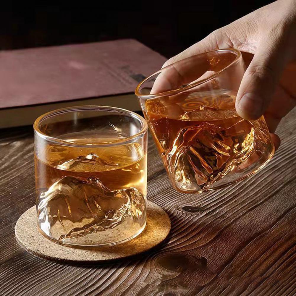 New 200/300ml Whiskey Glasses MountFuji Craft Premium Fashion Drinking Glass for Lovers