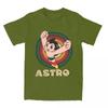 Astro Boy Vintage Anime Astroboy T-Shirts Men Novelty 100% Cotton Tees Crewneck Short Sleeve T Shirt Plus Size Clothing