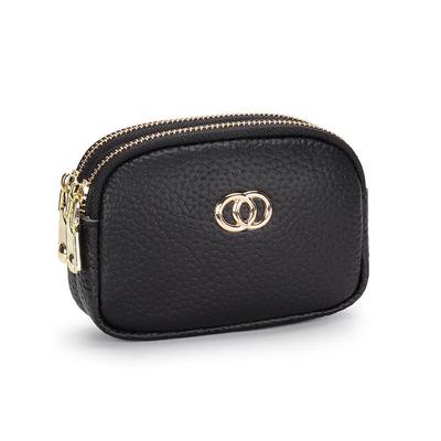 Women's Genuine Leather Mini Clutch Coin Purse - Korean Style Fashion Bag for Lipstick and Small Items