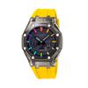 Casio Unisex Liquid Crystal/Analog Dual Display Series Black Watch GA-2100-1A1(Watch4--)